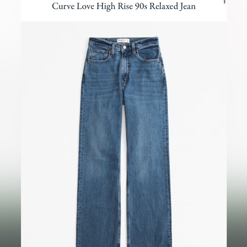 Abercrombie Curve Love 90’s Relaxed Jean High Rise